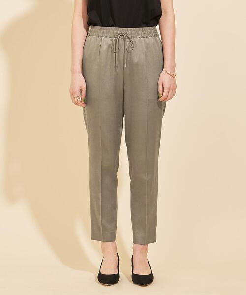 タグ付き新品 BEAUTY&YOUTH サテンドロースト パンツ ウォッシャブル BEAUTY&YOUTH UNITED ARROWS（ビューティーアンドユース