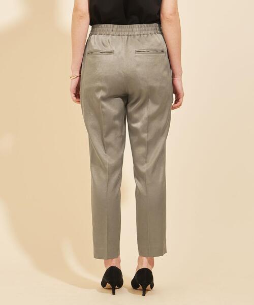 BEAUTY&YOUTH UNITED ARROWS（ビューティーアンドユースユナイテッドアローズ）の「BY サテンドローストパンツ  -ウォッシャブル- ∴ :（その他パンツ・レディース・ブラック/オリーブ/ピンク/コバルトブルー・S/M/L）」の18枚目の写真