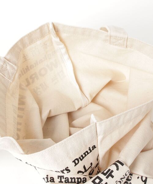 GIORDANO（ジョルダーノ）の「GIORDANO/ロゴトートバッグ（トートバッグ・レディース・ブラック系その他・ONESIZE）」の4枚目の写真