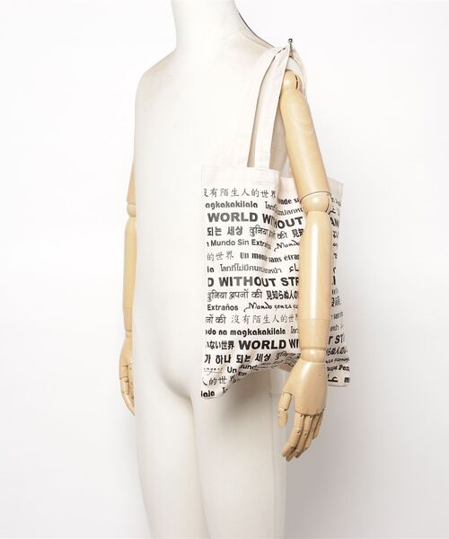 GIORDANO（ジョルダーノ）の「GIORDANO/ロゴトートバッグ（トートバッグ・レディース・ブラック系その他・ONESIZE）」の5枚目の写真