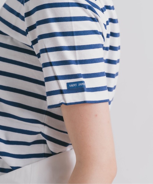 SAINT JAMES（セントジェームス）の「SAINT JAMES / セントジェームス  LEVANT MODERN　レヴェンド ボートネックTシャツ 9863（Tシャツ/カットソー・レディース・ブルー系その他/ホワイト系その他3/ホワイト系その他2/ホワイト系その他/ブルー系その他2・X-SMALL/SMALL/MEDIUM）」の11枚目の写真