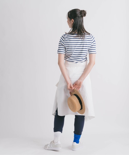 SAINT JAMES（セントジェームス）の「SAINT JAMES / セントジェームス  LEVANT MODERN　レヴェンド ボートネックTシャツ 9863（Tシャツ/カットソー・レディース・ブルー系その他/ホワイト系その他3/ホワイト系その他2/ホワイト系その他/ブルー系その他2・X-SMALL/SMALL/MEDIUM）」の14枚目の写真