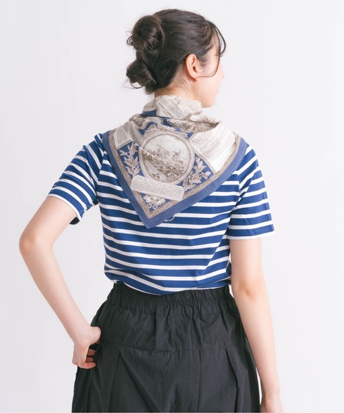 SAINT JAMES（セントジェームス）の「SAINT JAMES / セントジェームス  LEVANT MODERN　レヴェンド ボートネックTシャツ 9863（Tシャツ/カットソー・レディース・ブルー系その他/ホワイト系その他3/ホワイト系その他2/ホワイト系その他/ブルー系その他2・X-SMALL/SMALL/MEDIUM）」の22枚目の写真