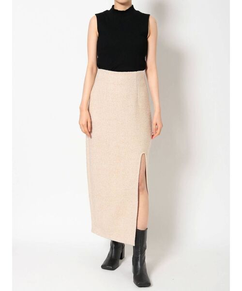 EMODA(エモダ)の「ストレートロングスカート(スカート・レディース・グリーン/ブラック・MEDIUM/SMALL)」の18枚目の写真