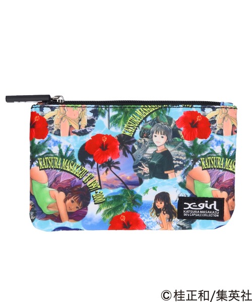 X-girl（エックスガール）の「X-girl × KATSURA MASAKAZU POUCH