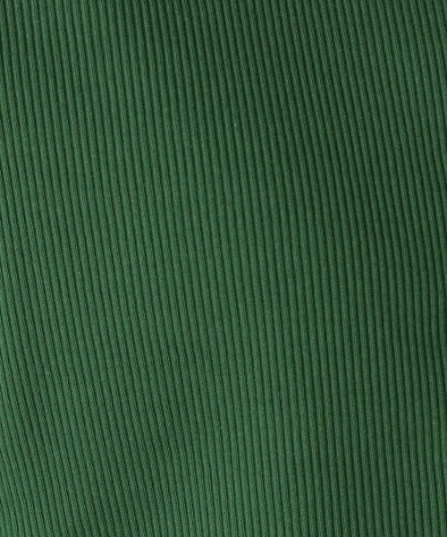 JEANASIS(ジーナシス)の「コットンリブクロップドクルーネックカーディガン/216208(カーディガン/ボレロ・レディース・ブラック/グリーン/アイボリー・FREE)」の14枚目の写真