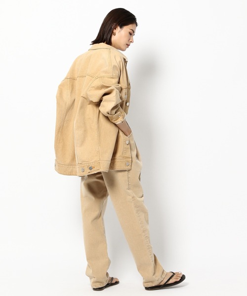 BABYLONE（バビロン）の「BABYLONE / デニムＧジャン（デニムジャケット・レディース・ベージュ/ブルー・フリー）」の14枚目の写真