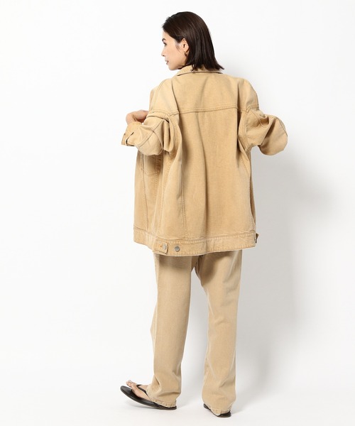 BABYLONE（バビロン）の「BABYLONE / デニムＧジャン（デニムジャケット・レディース・ベージュ/ブルー・フリー）」の15枚目の写真