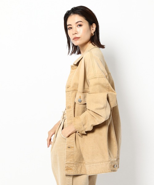 BABYLONE（バビロン）の「BABYLONE / デニムＧジャン（デニムジャケット・レディース・ベージュ/ブルー・フリー）」の5枚目の写真