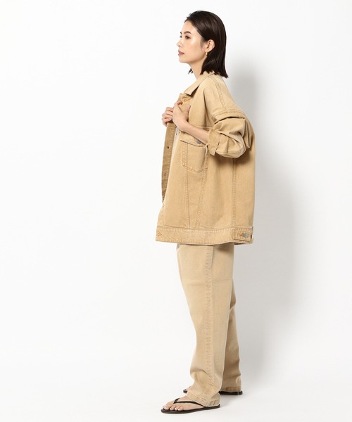 BABYLONE（バビロン）の「BABYLONE / デニムＧジャン（デニムジャケット・レディース・ベージュ/ブルー・フリー）」の12枚目の写真