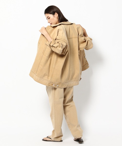 BABYLONE（バビロン）の「BABYLONE / デニムＧジャン（デニムジャケット・レディース・ベージュ/ブルー・フリー）」の9枚目の写真