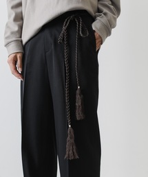 KAZUYUKI KUMAGAI ATTACHMENT | LIZARD CORD BRAID BELT(ベルト)