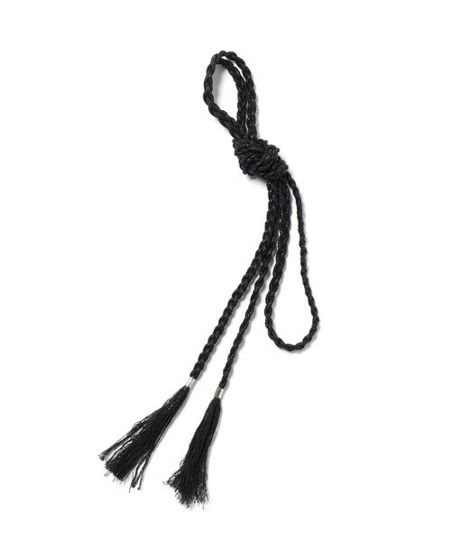 KAZUYUKI KUMAGAI ATTACHMENT（カズユキクマガイアタッチメント）の「LIZARD CORD BRAID BELT（ベルト・メンズ・ブラック/ブラウン/レッド・ONESIZE）」の2枚目の写真