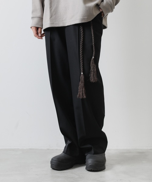 KAZUYUKI KUMAGAI ATTACHMENT（カズユキクマガイアタッチメント）の「LIZARD CORD BRAID BELT（ベルト・メンズ・ブラック/ブラウン/レッド・ONESIZE）」の11枚目の写真