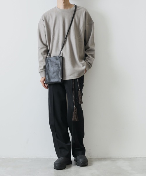 KAZUYUKI KUMAGAI ATTACHMENT（カズユキクマガイアタッチメント）の「LIZARD CORD BRAID BELT（ベルト・メンズ・ブラック/ブラウン/レッド・ONESIZE）」の5枚目の写真