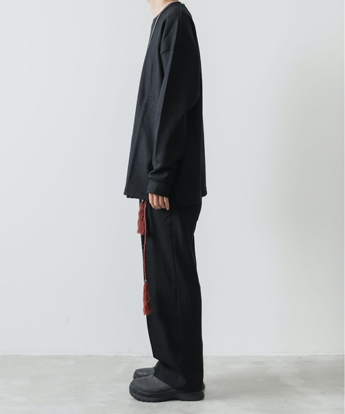 KAZUYUKI KUMAGAI ATTACHMENT（カズユキクマガイアタッチメント）の「LIZARD CORD BRAID BELT（ベルト・メンズ・ブラック/ブラウン/レッド・ONESIZE）」の9枚目の写真