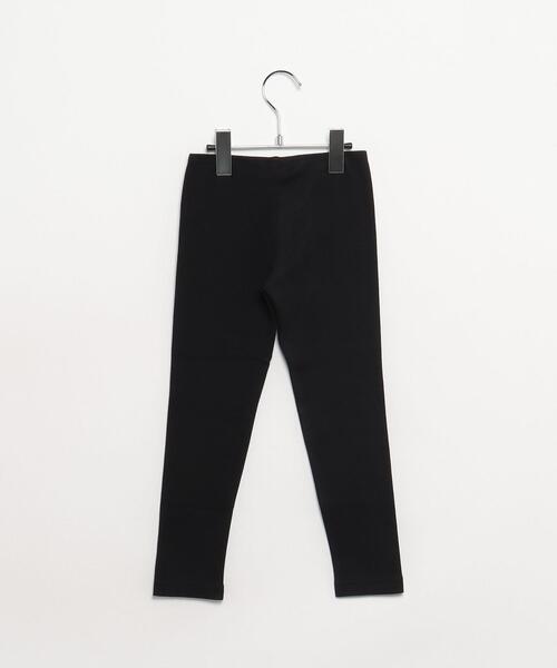 agnes b.(アニエスベー)の「キッズ ”b.”ロゴ コットン レギンス(ソックス/靴下・キッズ・ブラック・12YEAR/4YEAR/10YEAR/6YEAR/8YEAR)」の2枚目の写真