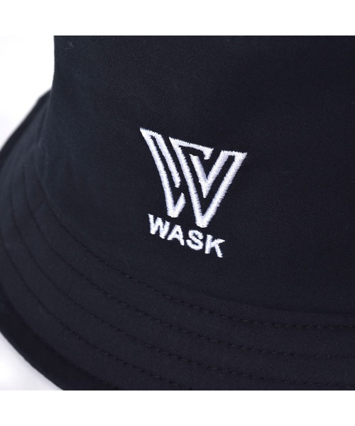 WASK（ワスク）の「WASK/ロゴ 刺繍 バケットハット (54~56cm)（ハット・キッズ・グリーン/ブラック・56/54）」の8枚目の写真