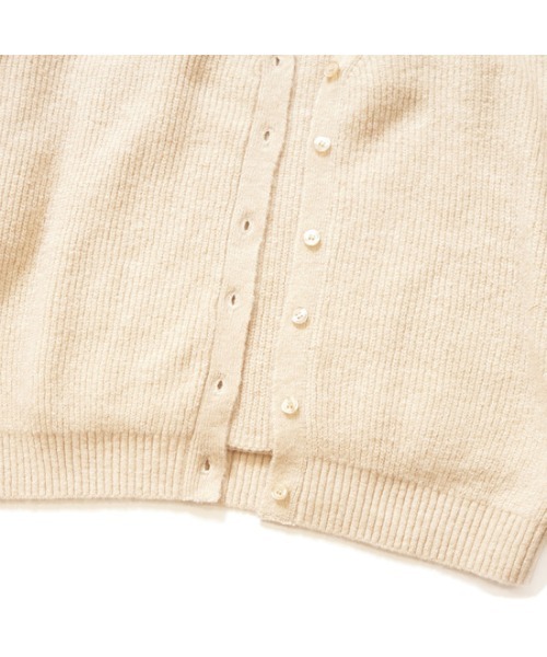 flower（フラワー）の「フラッフィアンサンブルニット（カーディガン/ボレロ・レディース・ベージュ/ブルー・FREE）」の19枚目の写真