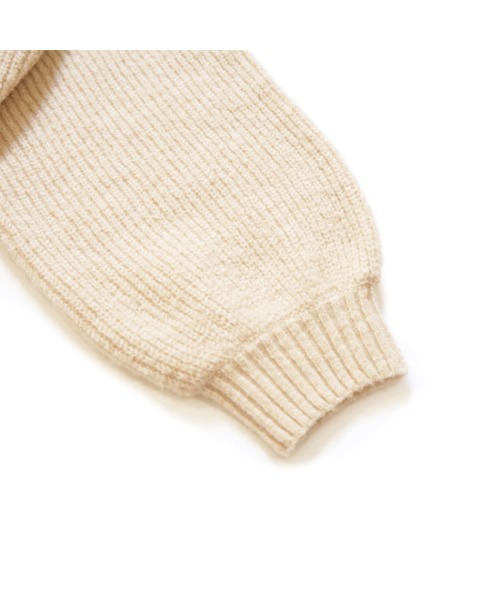 flower（フラワー）の「フラッフィアンサンブルニット（カーディガン/ボレロ・レディース・ベージュ/ブルー・FREE）」の17枚目の写真