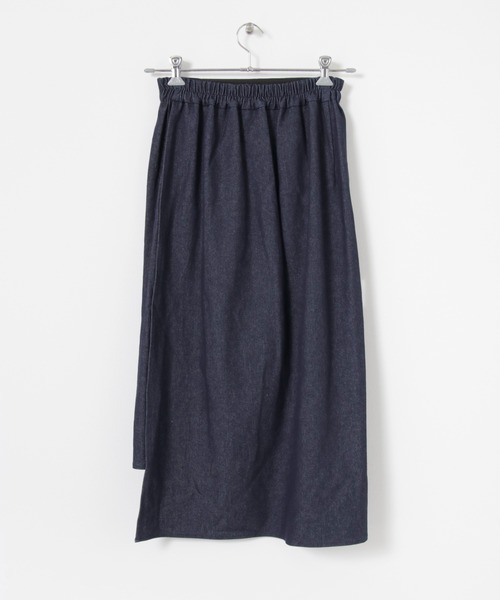 Uiscel（ユイセル）の「Uiscel　撥水デニムラップスカート（スカート・レディース・ワンウォッシュ・SMALL/MEDIUM）」の12枚目の写真