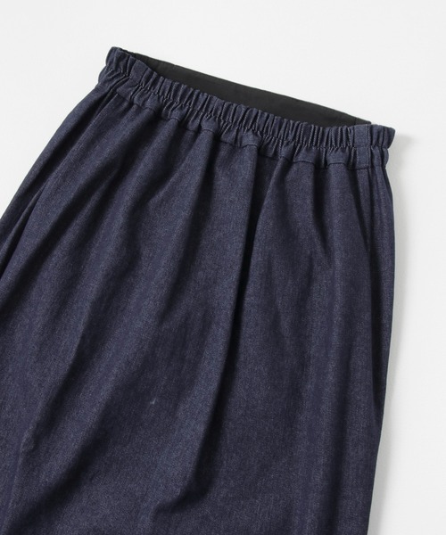 Uiscel（ユイセル）の「Uiscel　撥水デニムラップスカート（スカート・レディース・ワンウォッシュ・SMALL/MEDIUM）」の14枚目の写真