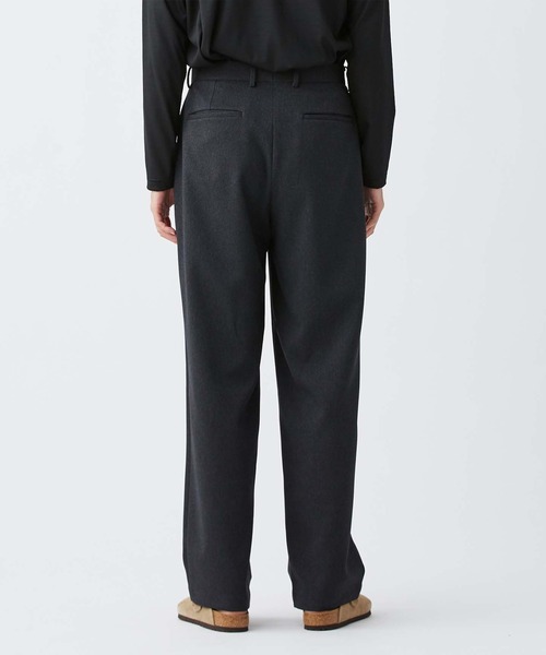 KASHIYAMA（カシヤマ）の「＜ウォッシャブル＞TECH-POLYESTER オックスフォードストレッチ1タックワイドパンツ（その他パンツ・メンズ・ネイビー/グレー・マルチサイズ）」の12枚目の写真