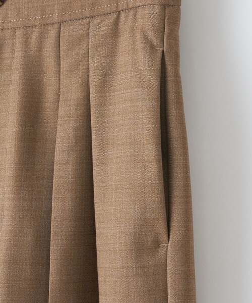 CIAOPANIC（チャオパニック）の「マルチタックワイドパンツ（スラックス・レディース・ブラウン/キャメル/チェック・SMALL/MEDIUM）」の21枚目の写真