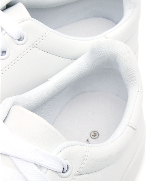 WEGO（ウィゴー）の「WEGO/ベーシックスニーカー（スニーカー・レディース・ホワイト/ブラック・MEDIUM/LARGE）」の11枚目の写真