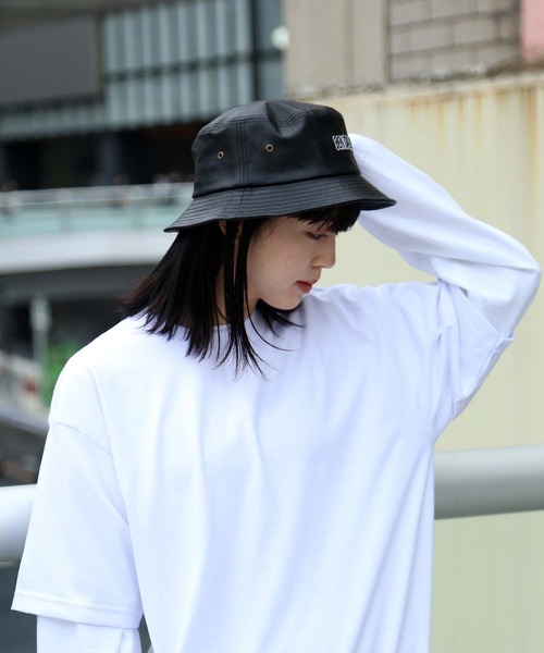 BEN DAVIS(ベンデイビス)の「【BEN DAVIS/ベンデイビス】シンセティックレザーハットBDW-8636(ハット・メンズ・ホワイト/ブラック・FREE)」の8枚目の写真