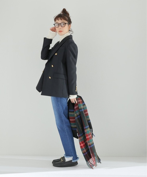 JOURNAL STANDARD relume（ジャーナルスタンダード　レリューム）の「TWギャバネイビーワイドジャケット◆（テーラードジャケット・レディース・ネイビー・38/36）」の21枚目の写真