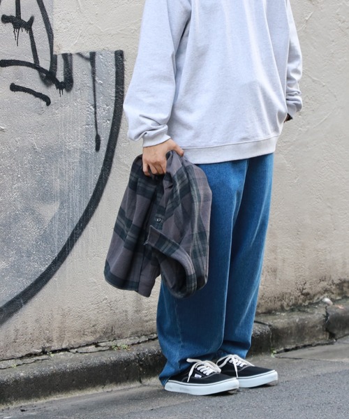 BACK NUMBER(バックナンバー)の「【BACK NUMBER】バルーンデニムイージーパンツ(デニムパンツ・メンズ・ネイビー/ダークインディゴブルー/ダークグレー/オフホワイト・S/M/XL/L)」の15枚目の写真