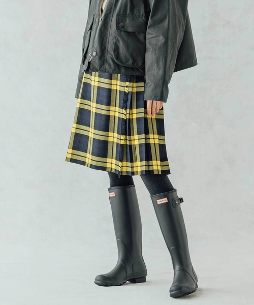 O'NEIL of DUBLIN(オニールオブダブリン)の「【O'NEIL OF DUBLIN】キルトスカート WOMEN(スカート・レディース・グリーン系その他/ブラック/イエロー系その他/ブルー系その他5/グレー・10/8)」の5枚目の写真