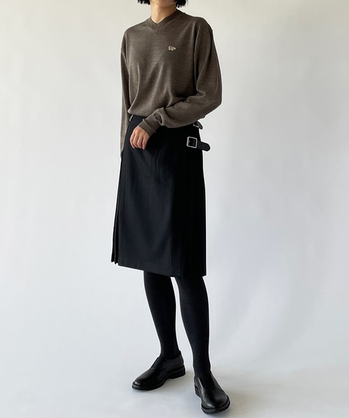 O'NEIL of DUBLIN(オニールオブダブリン)の「【O'NEIL OF DUBLIN】キルトスカート WOMEN(スカート・レディース・グリーン系その他/ブラック/イエロー系その他/ブルー系その他5/グレー・10/8)」の1枚目の写真