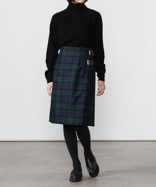 O'NEIL of DUBLIN(オニールオブダブリン)の「【O'NEIL OF DUBLIN】キルトスカート WOMEN(スカート・レディース・グリーン系その他/ブラック/イエロー系その他/ブルー系その他5/グレー・10/8)」の11枚目の写真