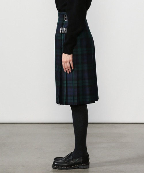 O'NEIL of DUBLIN(オニールオブダブリン)の「【O'NEIL OF DUBLIN】キルトスカート WOMEN(スカート・レディース・グリーン系その他/ブラック/イエロー系その他/ブルー系その他5/グレー・10/8)」の12枚目の写真