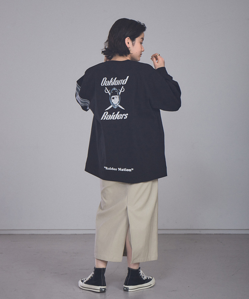 MYSELF ABAHOUSE（マイセルフアバハウス）の「【NFL】MYSELF ABAHOUSE 別注 チーム ロゴ ロンT（Tシャツ/カットソー・メンズ・ホワイト系その他/ブラック系その他/ホワイト系その他2/ホワイト系その他3/ブラック系その他2/ブラック系その他3・S/M/L）」の20枚目の写真