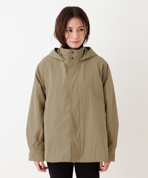 SHOO・LA・RUE（シューラルー）の「◆Aラインマウンテンパーカー（ブルゾン・レディース・ブラック/オリーブ/ベージュ・02/03/04）」の4枚目の写真