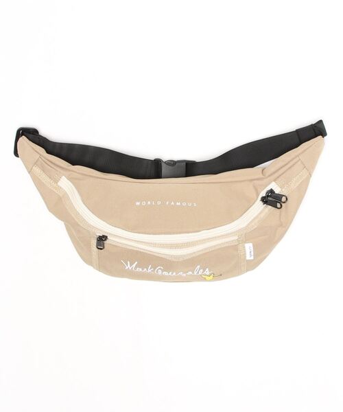 Mark Gonzales（マーク・ゴンザレス）の「【 Mark Gonzales / マークゴンザレス 】 MGロゴ ウエスト バッグ（ボディバッグ/ウエストポーチ・メンズ・ブラック/ベージュ/ブラック系その他・FREE）」の9枚目の写真
