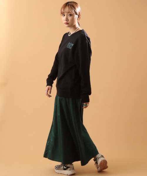 AVIREX(アヴィレックス)の「【直営店限定】AVIREX USA 1975 SWEAT/ アヴィレックスUSA 1975 スウェット(スウェット・レディース・ホワイト/ブラック・FREE)」の7枚目の写真