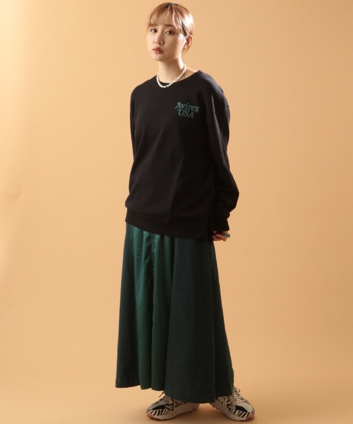 AVIREX(アヴィレックス)の「【直営店限定】AVIREX USA 1975 SWEAT/ アヴィレックスUSA 1975 スウェット(スウェット・レディース・ホワイト/ブラック・FREE)」の14枚目の写真