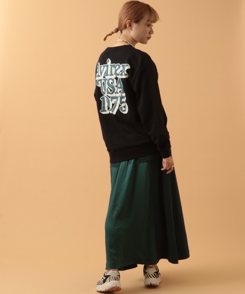 AVIREX(アヴィレックス)の「【直営店限定】AVIREX USA 1975 SWEAT/ アヴィレックスUSA 1975 スウェット(スウェット・レディース・ホワイト/ブラック・FREE)」の10枚目の写真