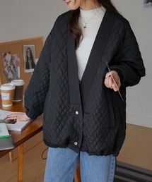 オーバーシルエットキルティングジャケット