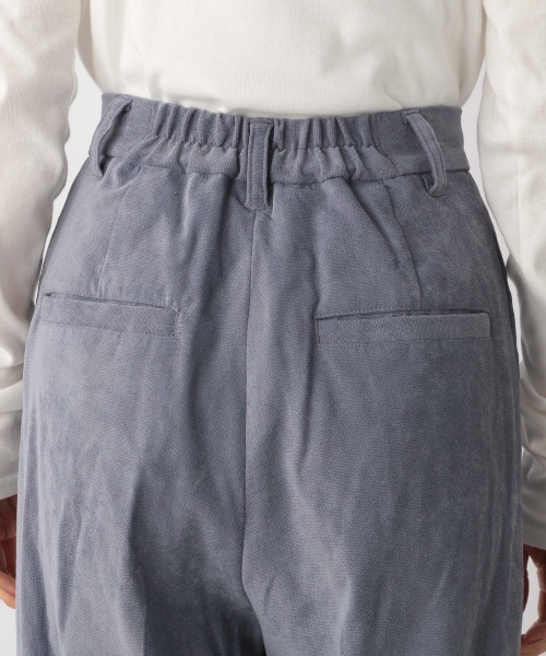 LOWRYS FARM（ローリーズファーム）の「ベロアライクセミワイドパンツ　216000（その他パンツ・レディース・パープル/グレー/アイボリー・MEDIUM/LARGE）」の10枚目の写真