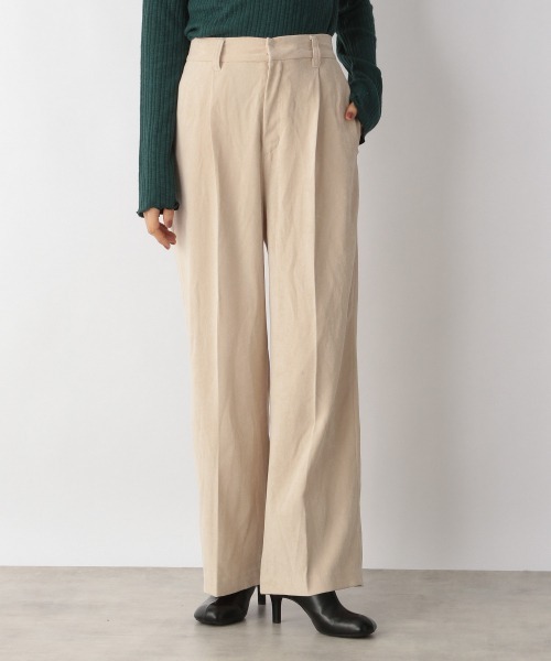 LOWRYS FARM（ローリーズファーム）の「ベロアライクセミワイドパンツ　216000（その他パンツ・レディース・パープル/グレー/アイボリー・MEDIUM/LARGE）」の20枚目の写真