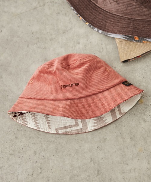 PENDLETON（ペンドルトン）の「【PENDLETON/ペンドルトン】CORDUROY BUCKET HAT（ハット・メンズ・ダークブラウン/モカ/グレイッシュベージュ・FREE）」の2枚目の写真