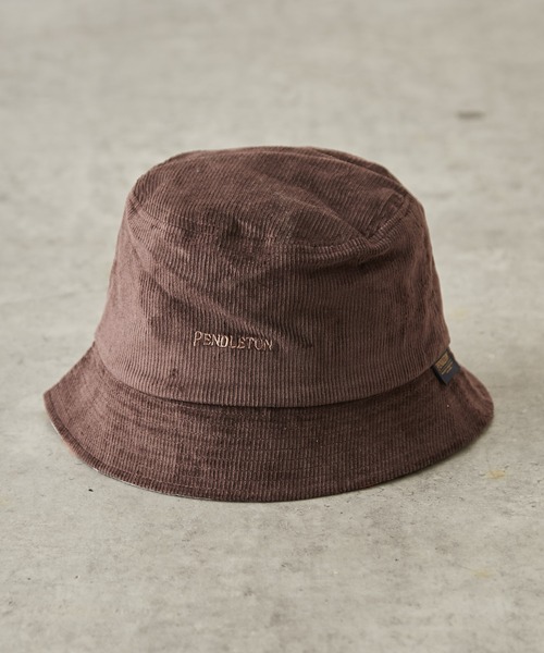 PENDLETON（ペンドルトン）の「【PENDLETON/ペンドルトン】CORDUROY BUCKET HAT（ハット・メンズ・ダークブラウン/モカ/グレイッシュベージュ・FREE）」の8枚目の写真