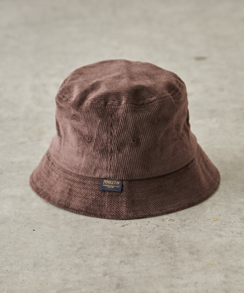 PENDLETON（ペンドルトン）の「【PENDLETON/ペンドルトン】CORDUROY BUCKET HAT（ハット・メンズ・ダークブラウン/モカ/グレイッシュベージュ・FREE）」の7枚目の写真