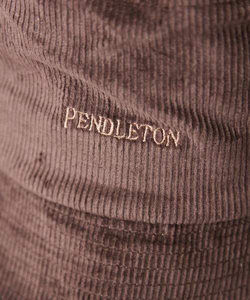 PENDLETON（ペンドルトン）の「【PENDLETON/ペンドルトン】CORDUROY BUCKET HAT（ハット・メンズ・ダークブラウン/モカ/グレイッシュベージュ・FREE）」の6枚目の写真