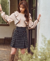 WILLSELECTION | ★チェックボックスタックミニスカート(スカート)